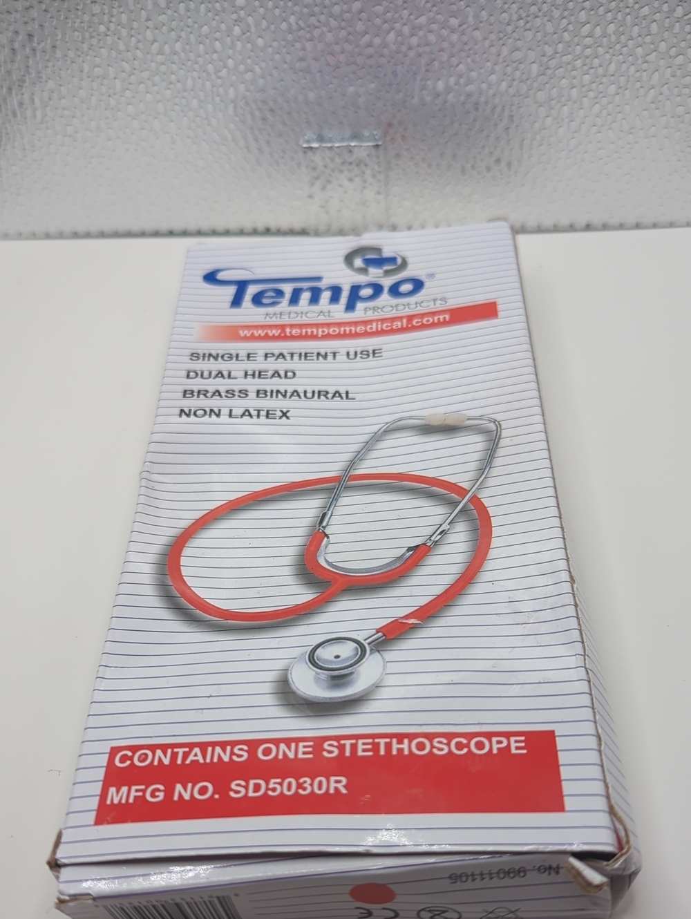 Red Stethoscope - Single Patient Dual Head